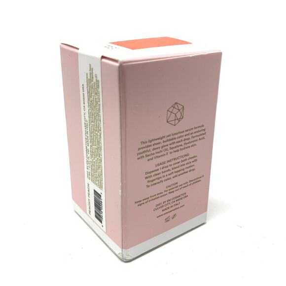 EM COSMETICS Color Drops Serum Blush Peachy Peach 0.34 fl oz 10 ml - Picture 2 of 6